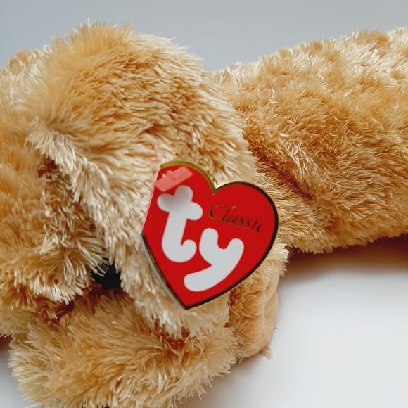 🍒 TY Classics Beanie Baby 12" Skippy Golden Retriever Puppy Dog Plush Kids Toy - Picture 14 of 16